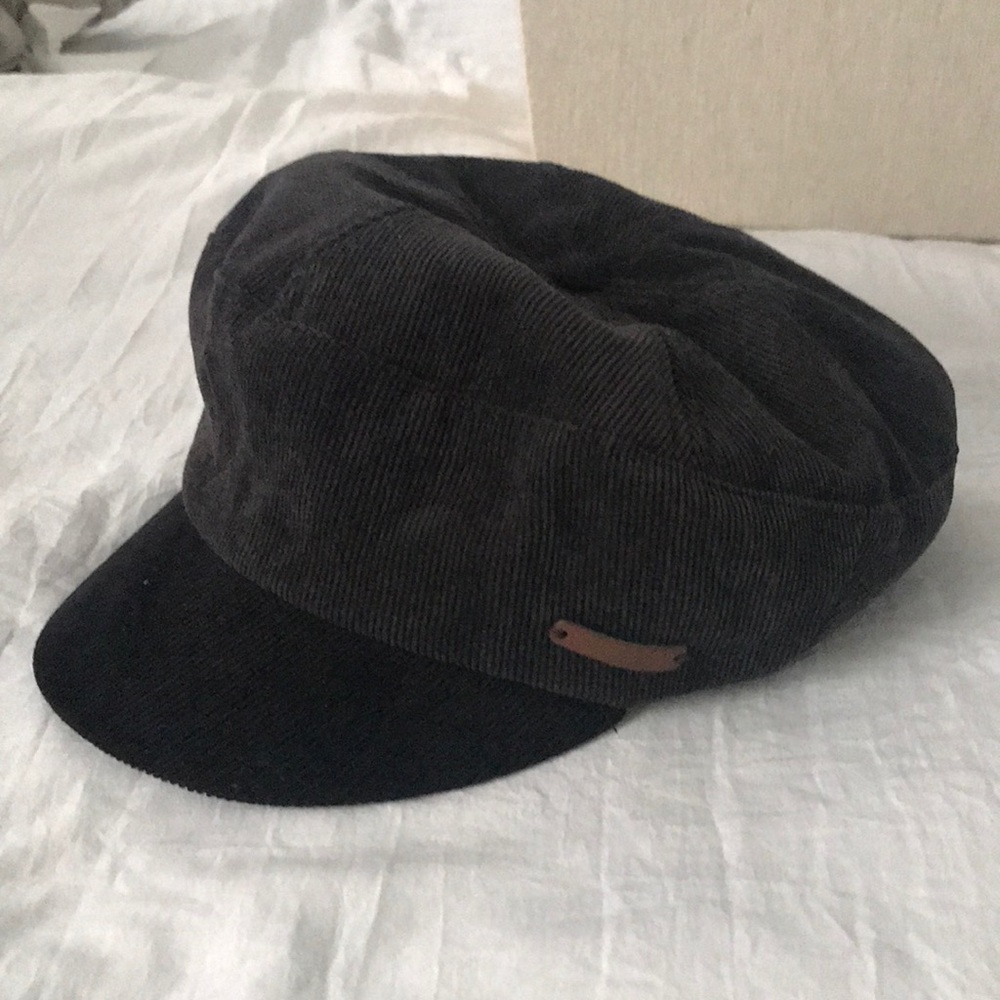 Black beret style hat